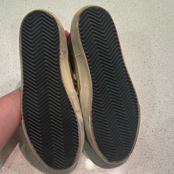 Golden Goose Super-Star silver metallic low top sneaker. NEW size 39 - Picture 7 of 8